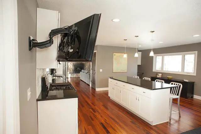 Alt view image 2 of 3 - Chief Mfg.Swing-Arm Wall Mount Hardware Mount Black (TS218SU)