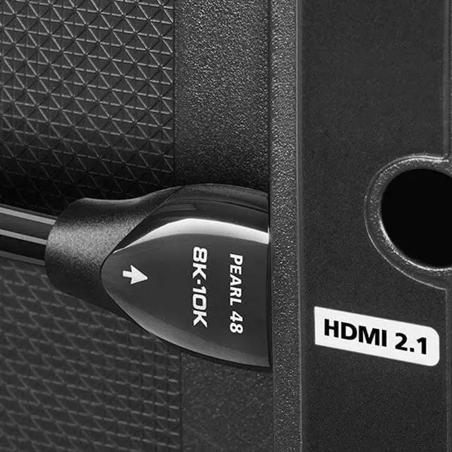 Alt view image 4 of 5 - AudioQuest Pearl 48 0.75m 8K-10K 48Gbps HDMI Cable (2.5ft)
