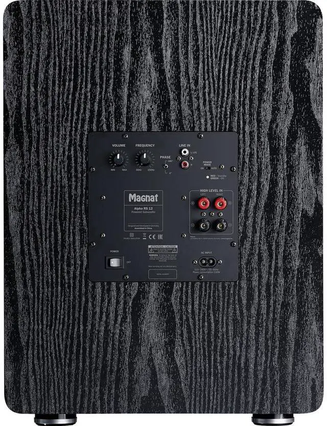 Alt view image 4 of 5 - Magnat Alpha RS Active Subwoofer, Black - 12"