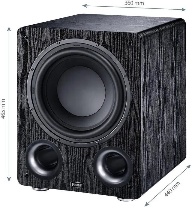 Alt view image 5 of 5 - Magnat Alpha RS Active Subwoofer, Black - 12"