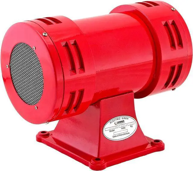Alt view image 2 of 4 - Vixen Horns Loud Air Raid Siren - Industrial Alarm Heavy Duty Electric Motor 120V, Fire Tornado Siren Horn (Omnidirectional, 116 dB, Range 1600 ft)