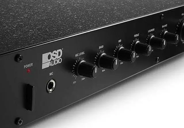 Alt view image 4 of 5 - OSD Audio Pre-1 High Definition Preamplifier - Multi Source Select Phono Ready