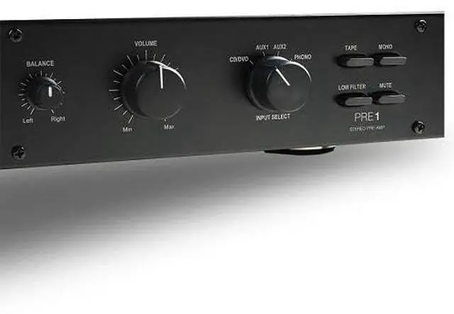 Alt view image 5 of 5 - OSD Audio Pre-1 High Definition Preamplifier - Multi Source Select Phono Ready