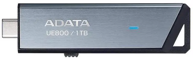 Main image of ADATA Elite UE800 1TB USB Type-C USB 3.2 Gen2 Flash Drive Portable SSD Up to 1000MB/s Read/Write (AELI-UE800-1T-CSG), Compatible with iPhone 15 Pro Series/Android/PlayStation 5