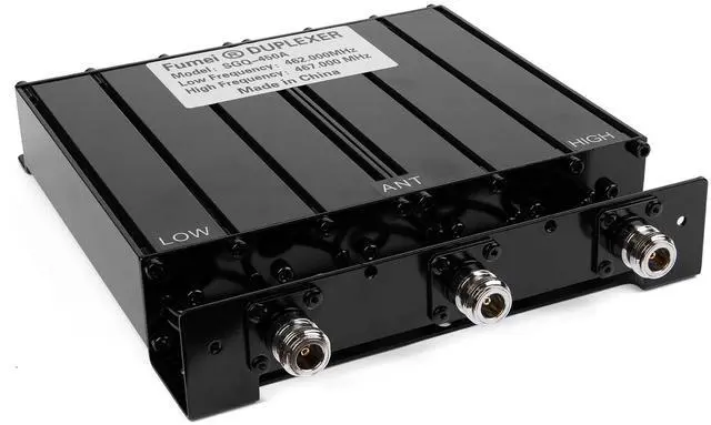 Alt view image 2 of 5 - Fumei UHF 400-470MHz 50W Duplexer for Radio Repeater with Preset Low Frequency 462MHz & High Frequency 467MHz & N Female connectors