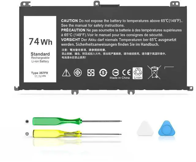 Main image of TUXIFPKU 74Wh 357F9 Laptop Battery Replacement for Dell inspiron 15 7000 Gaming 7559 i7559 7557 i7557 7567 7566 inspiron 15 5000 Gaming 5577 5576 Series INS15PD 0GFJ6 71JF4 0GFJ6 071JF4 P57F P65F