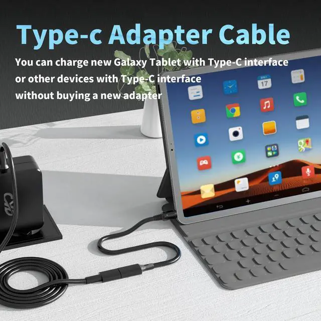Alt view image 5 of 5 - USB C to 3.5mm x1.35mm Adapter Cable,Type C Female to Male Plug Supply Adapter Power Cable Made for Lighting, Printers, External Hard Drives, Audio Mixing, Recording Equipment-3.28ft
