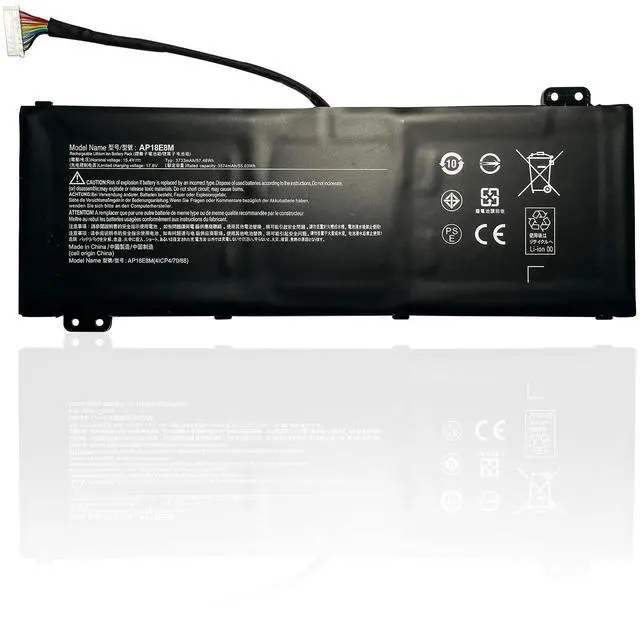 Main image of AP18E7M AP18E8M Laptop Battery Replacement for Acer Nitro 5 AN515-54 AN517-51 Nitro 7 AN715-51 Aspire 7 A715-74G Predator Helios 300 PH315-52 PH317-53 Triton 300 PT315-51 Series(15.4V 58.75Wh)