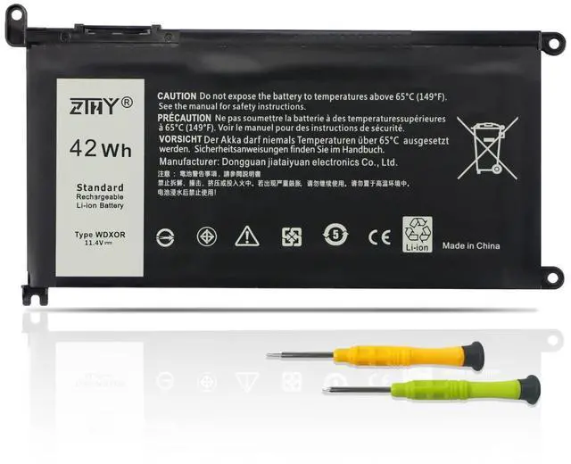 Main image of WDX0R 3CRH3 Battery Replacement for Dell Latitude 3480 3580 3189 3379 Inspiron 15 7579 7573 7560 7569 7570 5565 5567 5570 5578 5579 7586 7368 7378 5368 5378 5379 5765 5767 5775 Vostro 5468 5471 5568