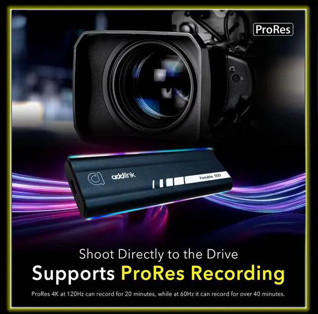 Alt view image 3 of 5 - Addlink P21 1TB Portable External SSD, Up to 2,000MB/s Read, USB 3.2 Gen 2x2, Lightweight Storage for Photography, Video, Gaming and Fast backups, for PC Laptop Mac Windows Linux Android PS4 PS5