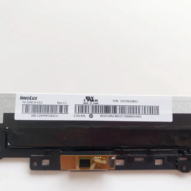 Alt view image 5 of 5 - D-KXCPELE LCD Touch Screen Replacement Assembly for Lenovo Chromebook 300E 2nd Gen w/Bezel and G-Sensor Board 5D11D01448