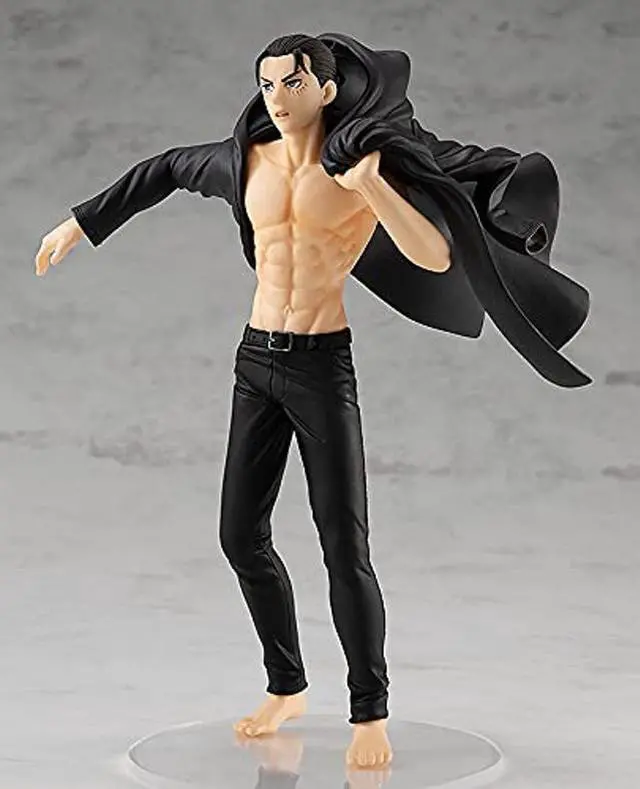 Alt view image 4 of 4 - Good Smile Attack on Titan: Eren Yeager Pop Up Parade PVC Figure,Multicolor