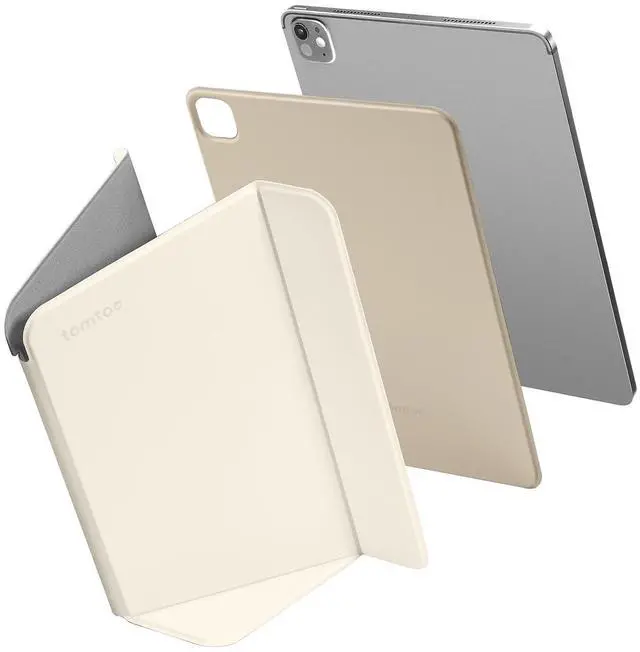 Main image of tomtoc iPad Pro Detachable Folio Case for 2024 New 13 Inch iPad Pro M4 Only, Separable Slim Protective Panel & 4-Modes with Ultra-Light Fiberglass Material, Support Apple Pencil Pro & Auto Wake/Sleep