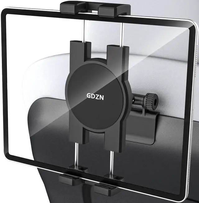 Main image of GDZN Tesla Tablet Mount Holder Model 3 Y, for Headrest Car Mount Tesla Model 3 Y Tablet Mount, [1 Second to Insert] Tesla Back Seat Holder Clip for iPad Pro Air Mini,Galaxy Tabs, Fire, 4-12.9" Devices
