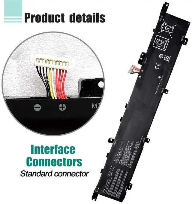 Alt view image 3 of 5 - BOWEIRUI C42N1846-1 C42N1846 Battery Replacement for Asus ZenBook Pro Duo UX581 UX581G UX581GV UX581LV UX581GV-XB94T UX581GV-H2003T BP9901U UX581LV-BP1911U UX581LV-H2014R UX581LV-H2002R 62Wh 15.4V