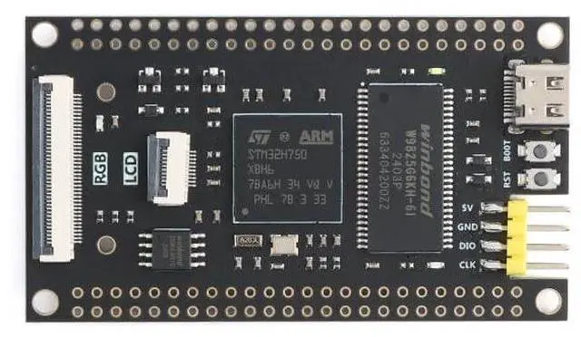 Alt view image 3 of 5 - EC Buying STM32H750XBH6 Board STM32 Development Board 16 bit SDRAM 128K Flash 1M SRAM Learning Board STM32H750 System Board