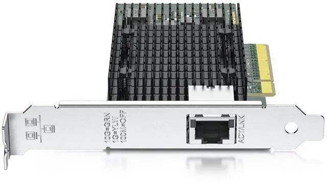 Alt view image 5 of 5 - 10Gtek 10Gb PCI-E NIC Network Card, Single Copper RJ45 Port, with Intel X540-BT1 Controller, PCI Express Ethernet LAN Adapter Support Windows Server/Windows/Linux/ESX, Compare to Intel X540-T1
