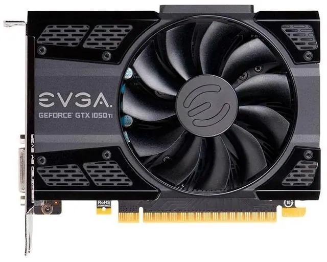 Alt view image 4 of 5 - EVGA GeForce 04G-P4-6253-KR, GTX 1050 Ti SC GAMING, 4GB GDDR5, DX12 OSD Support (PXOC) Graphics Card