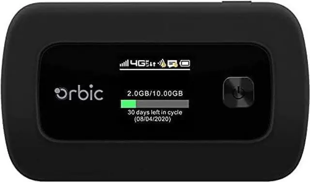 Main image of Orbic Speed (RC400L) | Carrier Unlocked | 4G LTE MiFi Mobile Hotspot Router | Black