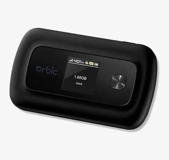 Alt view image 3 of 5 - Orbic Speed (RC400L) | Carrier Unlocked | 4G LTE MiFi Mobile Hotspot Router | Black