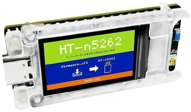 Alt view image 5 of 5 - Heltec Mesh Node T114 V2 Meshtastic Tracker Nordic nRF52480 SX1262 LoRa LoRaWAN 902-928MHz Positioning 1.14-inch TFT Display Development Board Solar Panel Power Supply With BLE WiFi (With Screen GNSS)
