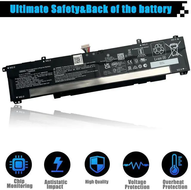 Alt view image 4 of 5 - WK04XL M39179-005 Battery for HP OMEN 16-b 16-c Victus 16-e 16-d 15-f Victus 16-D0001UR 16-D0023DX 16-E0005UA 16-D1113TX 16-E0029UR 16-E0194NW HSTNN-IB9V HSTNN-WB0B HSTNN-OB2C M38822-1D1 70.07Wh