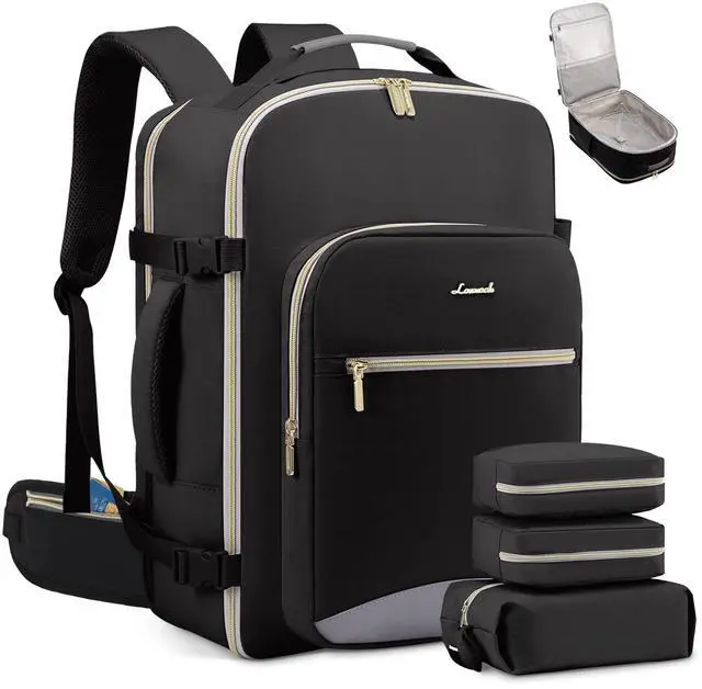 Main image of LOVEVOOK Travel Backpack for Women with Waist Strap,40L Cute Carry on Backpack Travels Essentials Personal Item Backpack for Traveling on Airplane,Large Carry on Luggage Travel Bag Flight Approved