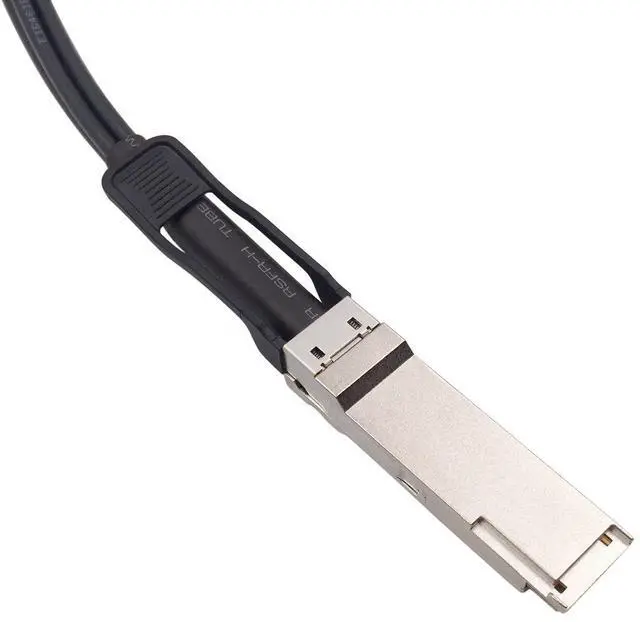 Alt view image 3 of 5 - Wiitek 3 Meters QSFP+ to 4 SFP+ DAC Breakout Cable, QSFP-4SFP10G-CU3M, 40G QSFP+ Direct Attach Copper Cable, 30AWG Black, for Cisco, Ubiquiti, D-Link, Juniper, Huawei, Mellanox, Mikrotik, Extreme