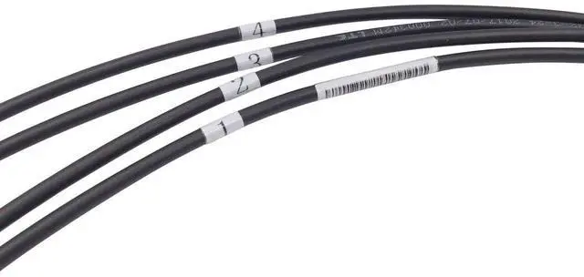 Alt view image 4 of 5 - Wiitek 3 Meters QSFP+ to 4 SFP+ DAC Breakout Cable, QSFP-4SFP10G-CU3M, 40G QSFP+ Direct Attach Copper Cable, 30AWG Black, for Cisco, Ubiquiti, D-Link, Juniper, Huawei, Mellanox, Mikrotik, Extreme