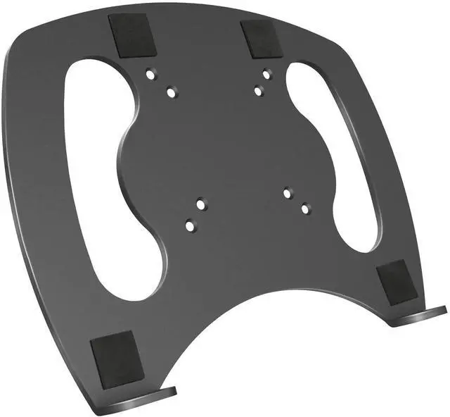 Alt view image 4 of 5 - HUANUO Dual Monitor Stand&Laptop Tray Steel Notebook Holder for Monitor VESA Mount Stand