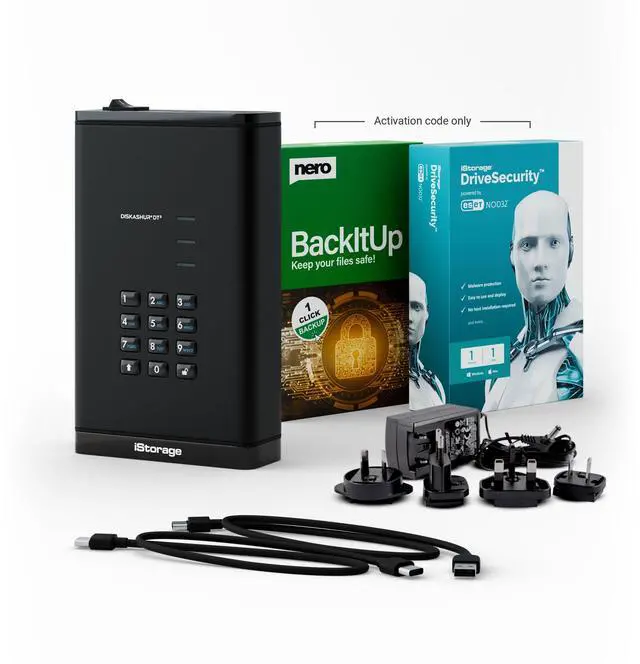 Alt view image 4 of 5 - iStorage diskAshur DT3 256-bit 4TB - FIPS Level 3 Certified - Secure encrypted Desktop Hard Drive - Password Protected