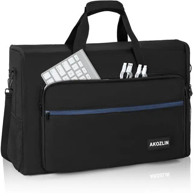 Main image of AKOZLIN LCD Screens/TVs Transport Tote Bag for 24" Displays Padded Monitor Carrying Case (NOT FOR IMAC) Travel Bag With Shoulder Strap Accessories Pocket