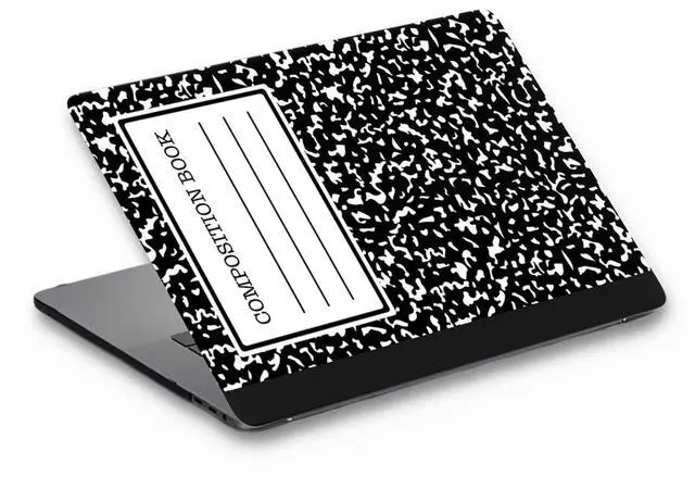 Alt view image 4 of 5 - Case Compatible with Old Version MacBook Air 13 Inch Shell A1369 A1466 Release 2017 2016 2015 2014 2013 2012 2011 2010, Plastic Hardshell Cover & Sleeve Bag & Keyboard Skin, Composition Book