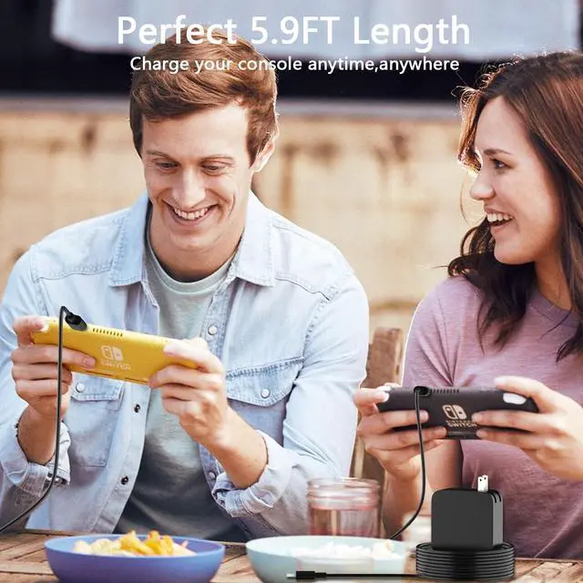 Alt view image 4 of 5 - GVKRLXZ 65W USB C Fast Charger for Steam Deck & ROG Ally Nintendo Switch/TV Dock/PS Portal/Lite Shark CH701, Beats Solo 4, JBL Xtreme 4 Asus Zenbook 14/15/17 Laptop USB Type-C Charging Power Adaptor