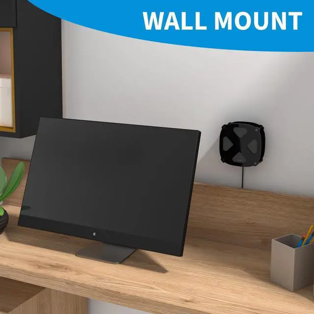 Alt view image 4 of 5 - CaSZLUTION Wall and Under Desk Mount for HP USB-C Dock G5, Acrylic Docking Station Mounting Holder Compatible with HP USB-C Dock G5, for HP USB-C/A Universal Dock G2 (Black Holder Only)