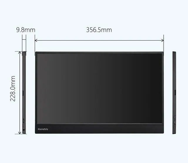 Alt view image 5 of 5 - PEPPER JOBS Portable Monitor 15.6" 1080P IPS Gaming Display with Smart Cover, Built-in Dual Speakers, HDR Support, Ultra-Slim HDMI External Screen, USB-C Plug & Play with Laptop/PC/Phone/Mac