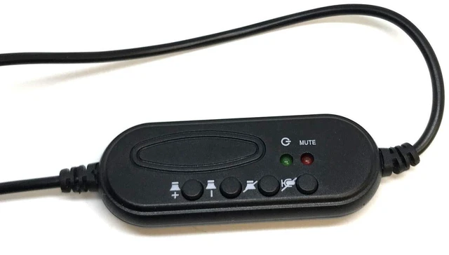 Alt view image 4 of 5 - TFD Supplies Wholesale Bulk 5 Pack Stereo USB Headphones with Microphone
