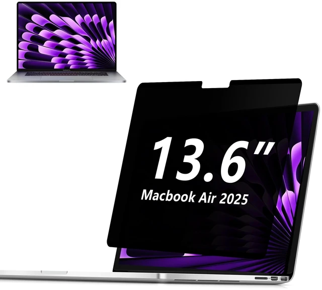 Main image of Adeway MacBook Air 13.6" Privacy Screen for MacBook Air M5/M4/M3/M2/M1