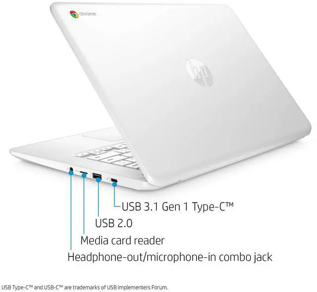 HP Chromebook 14-inch Laptop - Thumbnail 5