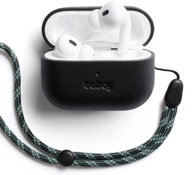 Alt view image 2 of 4 - Bellroy Pod Jacket Pro Second Edition (Leather Case for Apple AirPods Pro 3rd Generation) - Black
