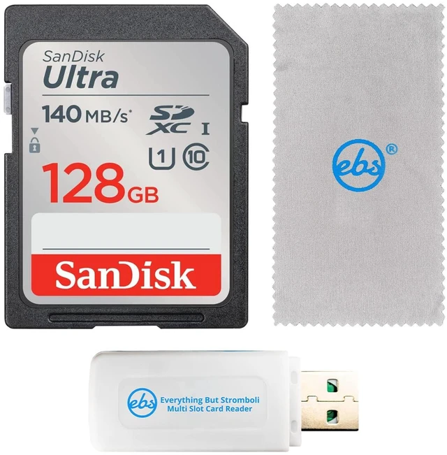 Main image of SanDisk 128GB SDXC Ultra Memory Card Works with Canon Digital Cameras