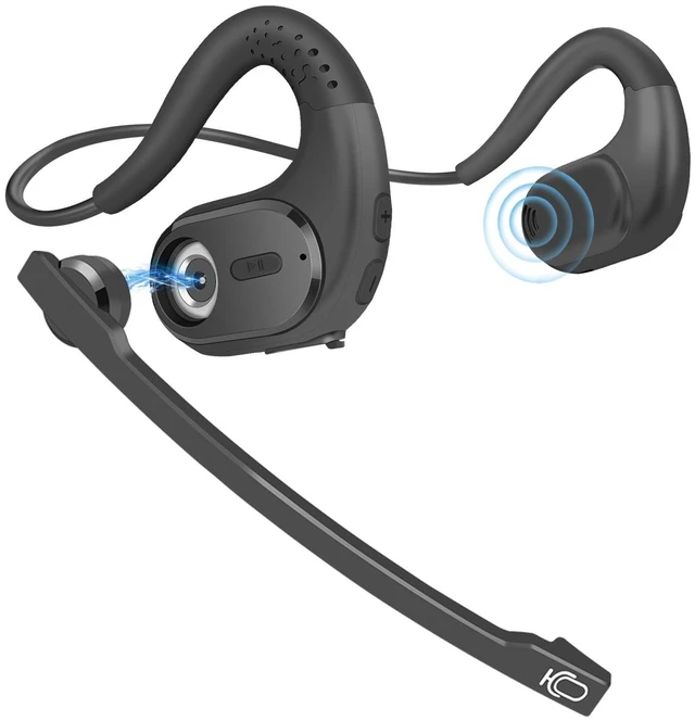Main image of BANIGIPA Bluetooth Headset with Removable Microphone, Open Ear Headphones