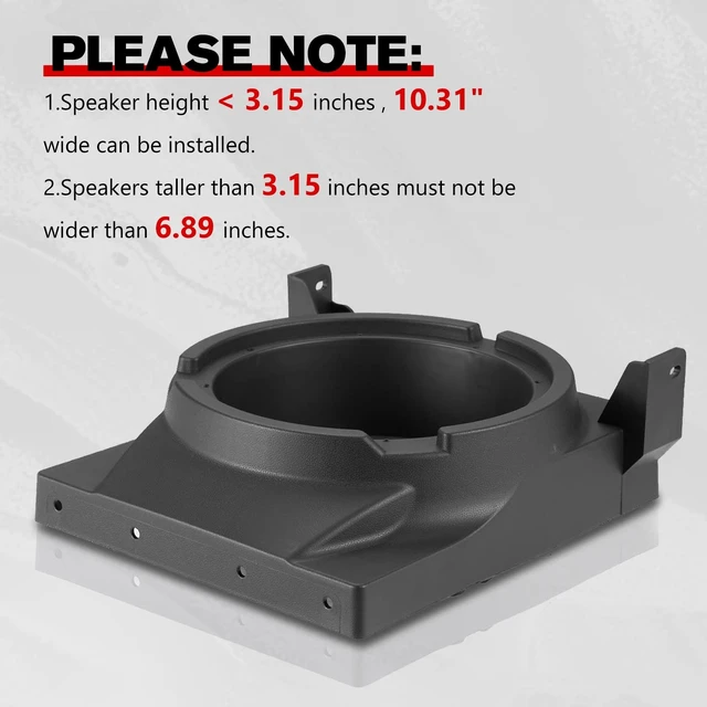 Alt view image 5 of 5 - A & UTV PRO Subwoofer Box for Can Am Maverick X3 2017-2025 All Model, 10" Under Seat Speaker Pods Enclosures Mount Kit Accessories, Passenger or Driver Side, 1PC