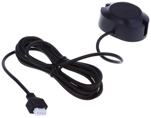 Alt view image 3 of 5 - Frostory Car Reverse Backup Parking Sensor Radar System, Buzzer Beeps, Detection Distance:30~150CM, Waterproof Sensors (22mm Diameter 2.3M Cable) 4 Packs X60D (White)