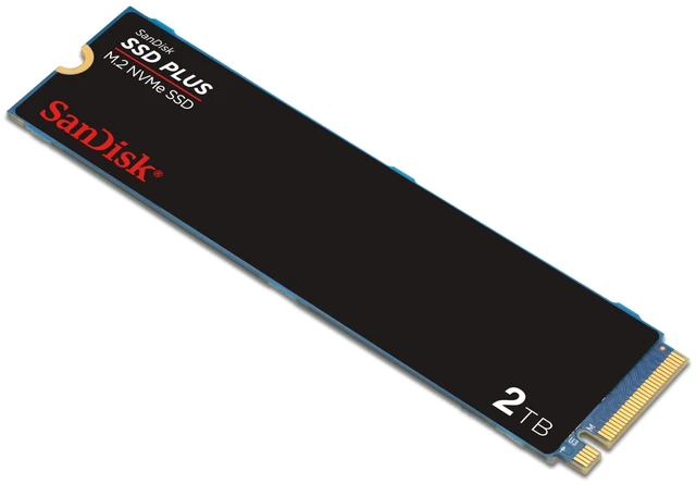 Alt view image 3 of 4 - SANDISK 2TB SSD Plus M.2 NVMe SSD - PCIE Gen 3.0, Up to 3,200 MB/s - Internal Solid State Drive - SDSSDA3N-2T00-G26