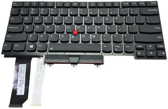 Alt view image 5 of 5 - US Laptop Keyboard Replacement for Lenovo Thinkpad E14, R14 Gen2 Gen3 Gen4