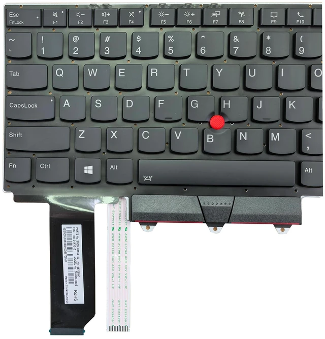 Alt view image 3 of 5 - US Laptop Keyboard Replacement for Lenovo Thinkpad E14, R14 Gen2 Gen3 Gen4