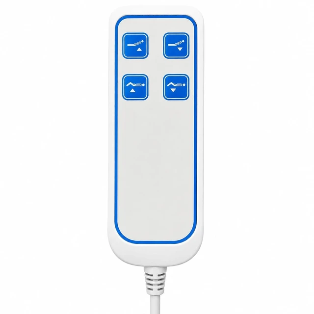 Alt view image 5 of 5 - HB12018-00 Replacement Wired Remote Control for Sleep Number 360 Flexfit Adjustable Base, Corded Head and Foot Hand Controller, Not for Flexfit Smart Base