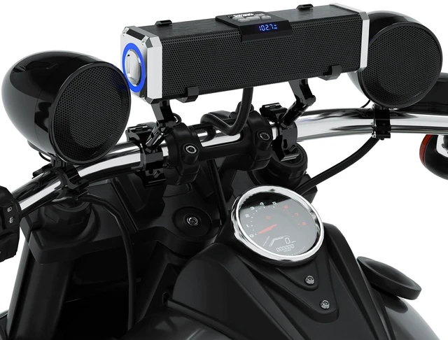 Main image of GoHawk Bluetooth Motorcycle Speakers Waterproof 4-Speaker Motorcycle Radio