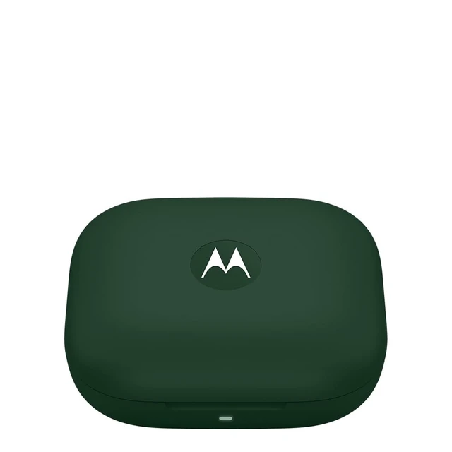 Alt view image 4 of 5 - Motorola Moto Buds Bass XT2443-1 Dynamic ANC, Triple Microphone Array, Bluetooth 5.3, IP54 Water & Dust Resistant, Dolby Atmos Audio - (Posy Green)